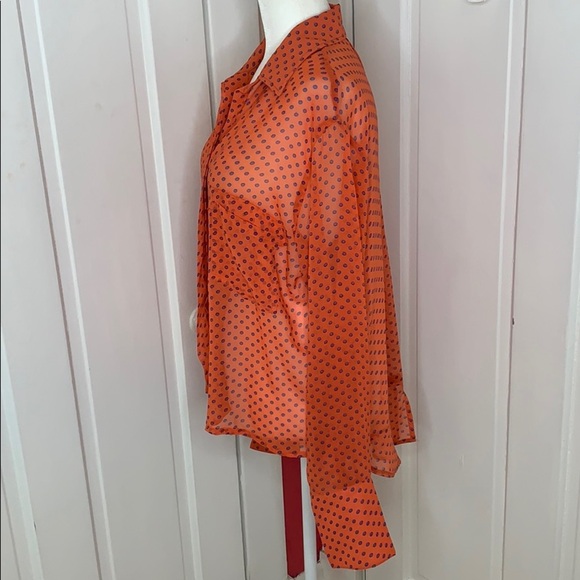 TEA N ROSE•BUTTON UP•BLOUSE - Picture 3 of 12